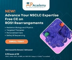 NEW! Advance Your NSCLC Expertise Free CE ROS Rearrangements